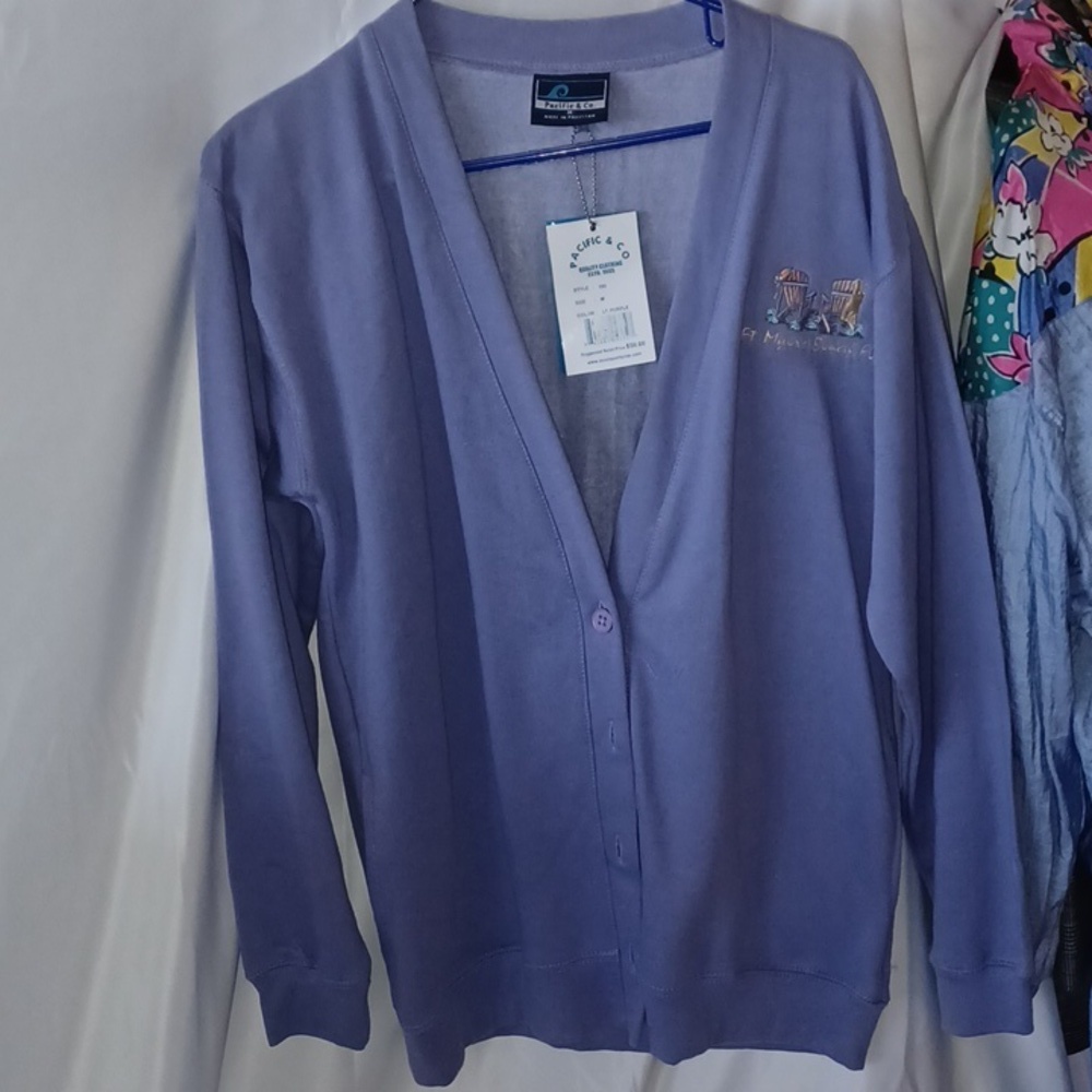 Pacific & Co Ft. Myers Beach. FL button sweatshirt,  NWT